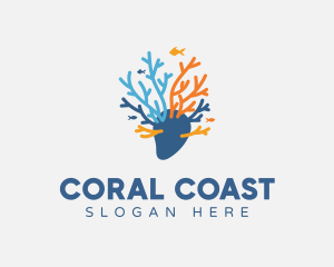 Sea Marine Coral logo