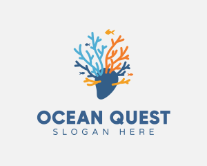 Sea Marine Coral logo