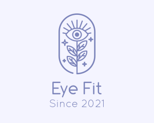 Sparkling Nature Eye  logo design