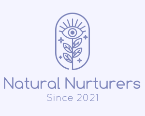 Sparkling Nature Eye  logo design