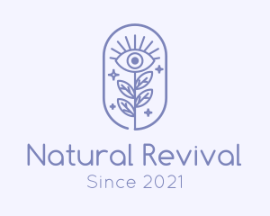 Sparkling Nature Eye  logo design