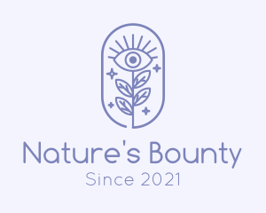 Sparkling Nature Eye  logo design