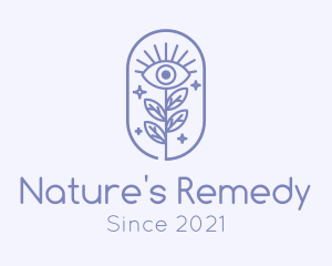 Sparkling Nature Eye  logo design