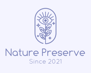 Sparkling Nature Eye  logo design