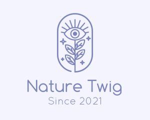 Sparkling Nature Eye  logo design