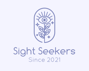 Sparkling Nature Eye  logo design