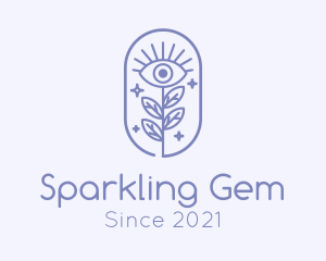 Sparkling Nature Eye  logo design