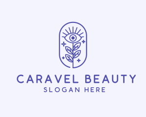 Sparkling Nature Eye  logo design