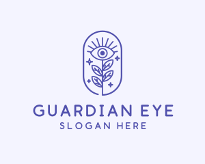 Sparkling Nature Eye  logo design