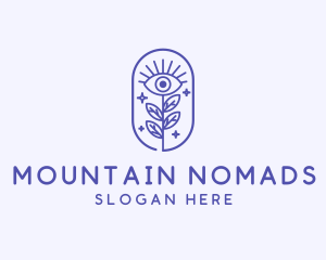 Sparkling Nature Eye  logo design