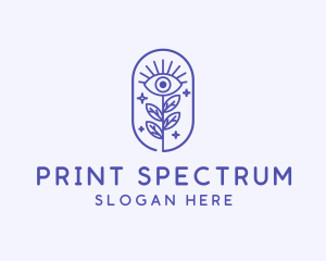 Sparkling Nature Eye  logo design