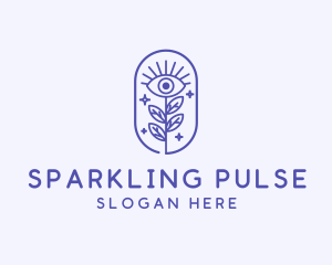 Sparkling Nature Eye  logo design