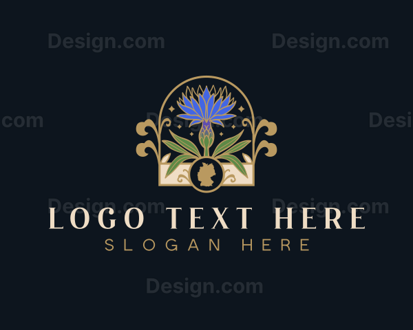 Elegant Germany Cornflower Logo