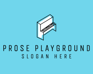 Music Instrument Piano logo design