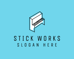 Music Instrument Piano logo design