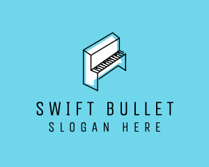 Music Instrument Piano logo design