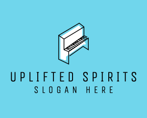 Music Instrument Piano logo design