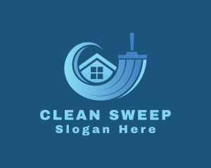 Squeegee House Cleaning logo design