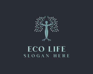 Woman Tree Wellness logo design