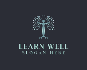 Woman Tree Wellness logo design