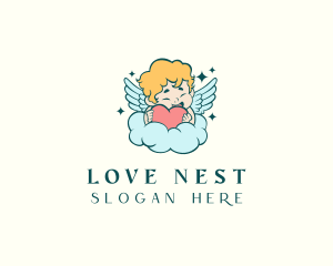 Love Angel Cherubim logo design