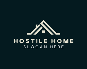 Home Roofing Maintenance logo design