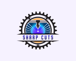 Laser Engraving Machinist logo design