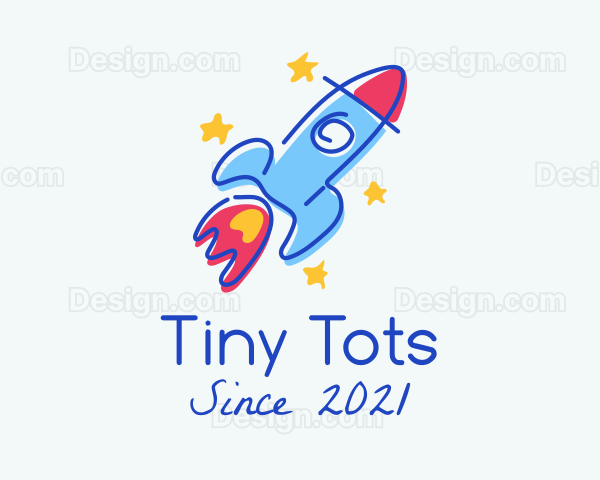 Rocket Launch Nursery Logo