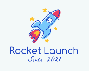 Rocket Launch Nursery logo design