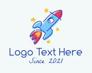 Memories - Rocket Launch Nursery logo design