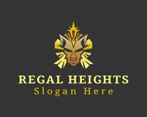 Regal Gold Lion logo design