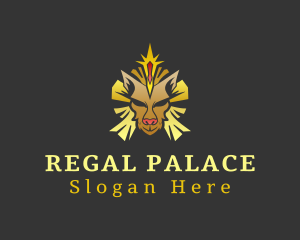 Regal Gold Lion logo design