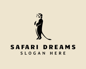 Wild Meerkat Safari logo design