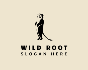 Wild Meerkat Safari logo design