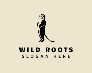 Wild Meerkat Safari logo design