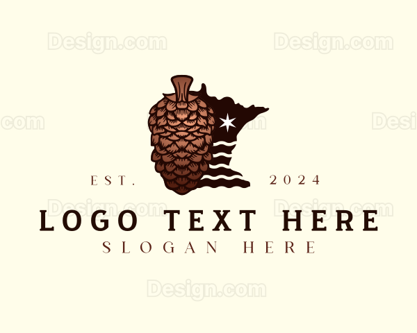 Minnesota Pine Cone Logo