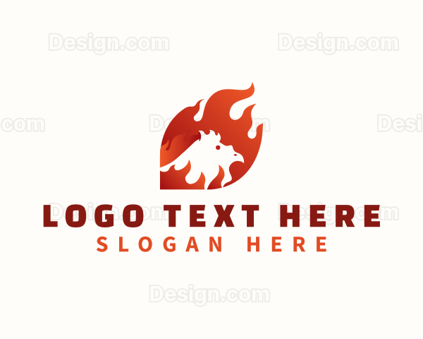 Roasted Chicken Flame Logo