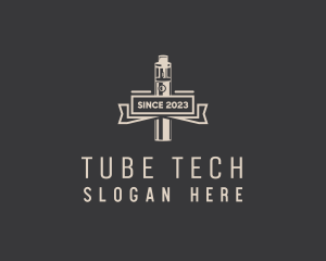 Vape Tube Signage logo design