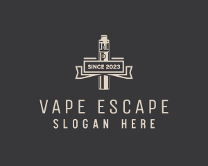 Vape Tube Signage logo design