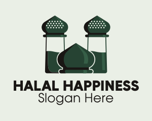 Islamic Spices Halal Restaurant logo design