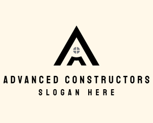 Modern A House logo design