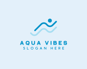 Swimming Sports Athlete logo