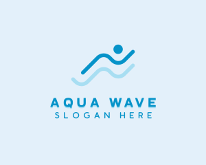 Swimming Sports Athlete logo