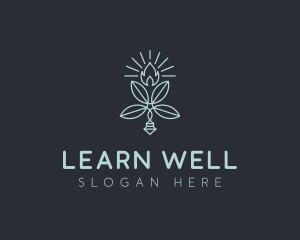 Candlelight Wellness Decor logo design