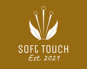 Feather Acupuncture Spa logo design