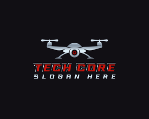 Drone Tech Surveillance logo design