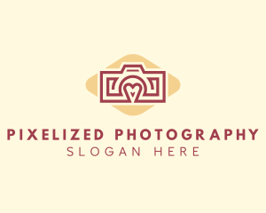 Camera Heart Photography logo design