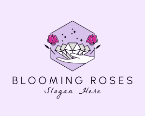 Rose Diamond Jewelry logo design