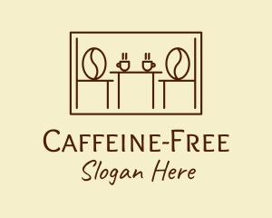 Coffee Table Cafeteria Diner logo design