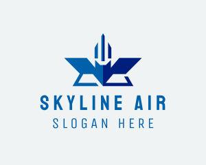 Geometric Airline Aviation logo